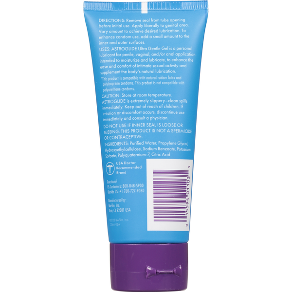 ASTROGLIDE Personal Lubricant, Ultra Gentle, Gel  DestGlow