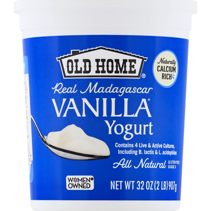 Old Home Yogurt, All Natural, Vanilla