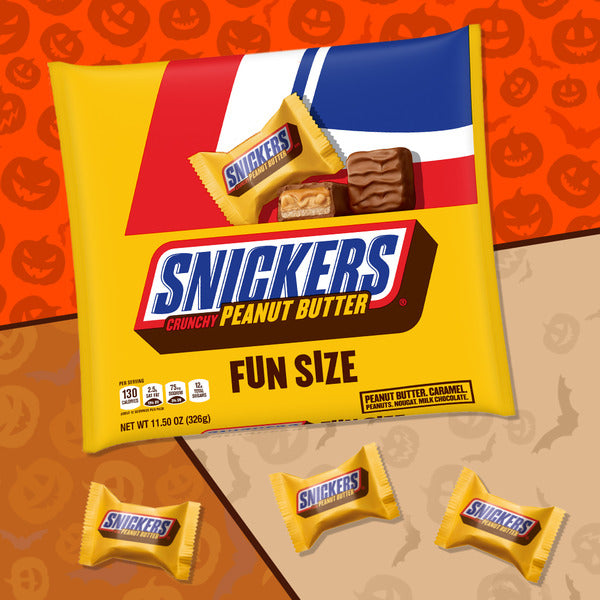 SNICKERS Crunchy Peanut Butter Squared Fun Size Chocolate Candy Bars  DestGlow