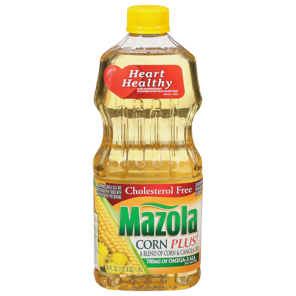 Mazola Corn &amp; Canola Oils, Cholesterol Free  DestGlow
