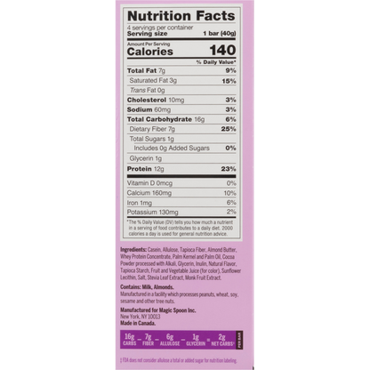 Magic Spoon High-Protein Double Chocolate Cereal Bars