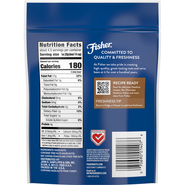 Fisher Hazelnuts, Chopped  DestGlow