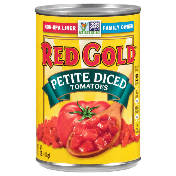 Red Gold Petite Diced Tomatoes  DestGlow