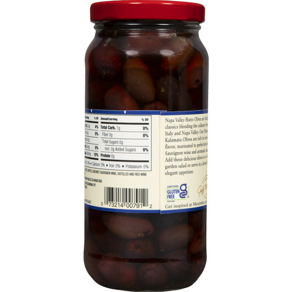 Mezzetta Napa Valley Bistro™ Pitted Kalamata Olives With Cabernet &amp; Herbs