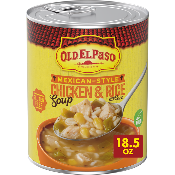 Old El Paso Mexican-Style Chicken and Rice With Corn Canned Soup  DestGlow