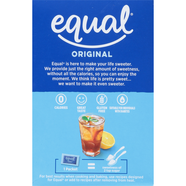 Equal Original 0 Calorie Sweetener Packets