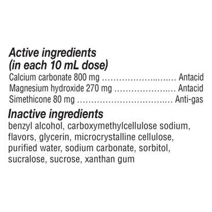 Mylanta Tonight Liquid Antacid + Anti-Gas, Soothing Honey Chamomile