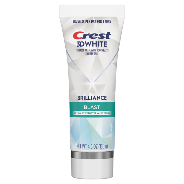 Crest 3D White Brilliance Blast Teeth Whitening Toothpaste  DestGlow