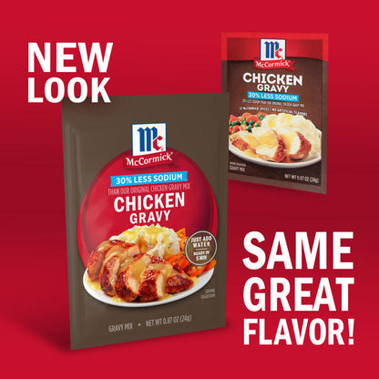 McCormick 30% Less Sodium Chicken Gravy Mix
