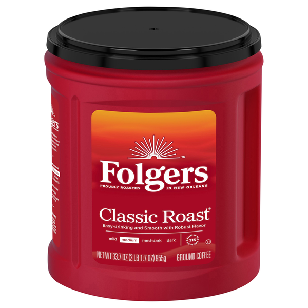 Folgers Ground Medium Classic Roast Coffee  DestGlow