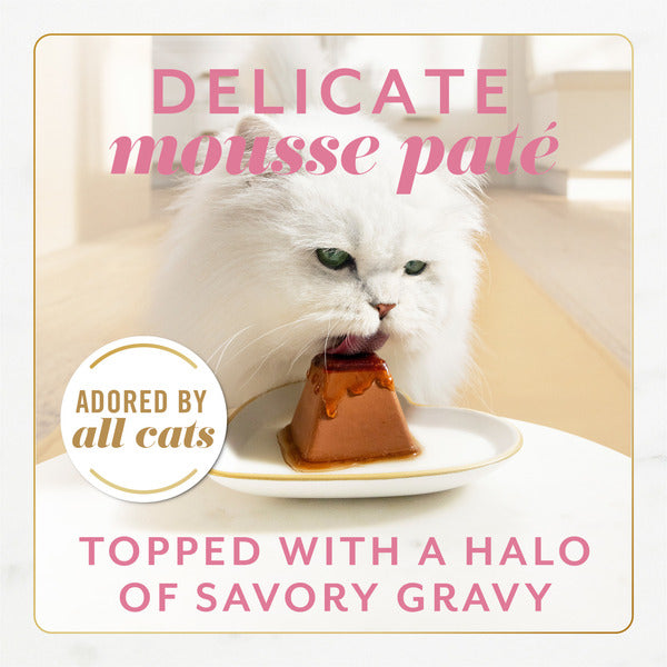 Fancy Feast Gems Pate Cat Food Mousse With Salmon and a Halo of Savory Gravy Cat Food  DestGlow