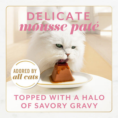 Fancy Feast Gems Pate Cat Food Mousse With Salmon and a Halo of Savory Gravy Cat Food  DestGlow