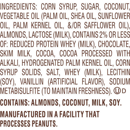 ALMOND JOY Coconut and Almond Chocolate Snack Size, Candy Bag, 11.3 oz