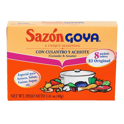 Goya Sazón Seasoning, with Coriander &amp; Annatto