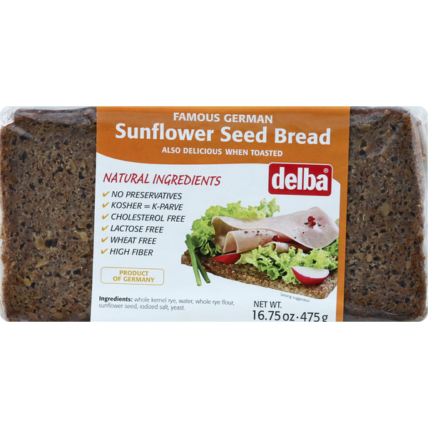 Delba Bread, Sunflower Seed  DestGlow