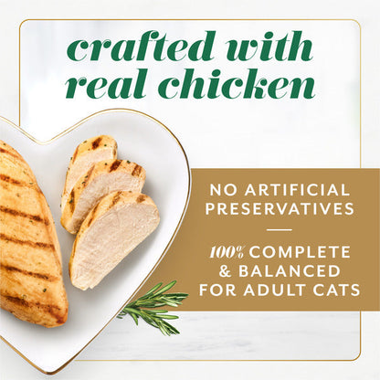 Fancy Feast Gems Pate Cat Food Mousse With Chicken and a Halo of Savory Gravy Cat Food