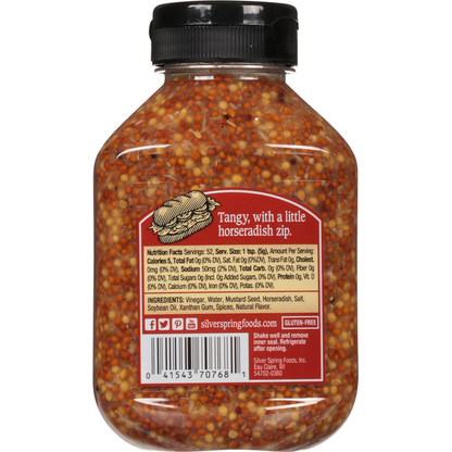 Silver Spring Mustard, Whole Grain, Old Style