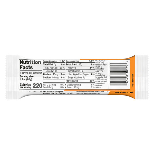 ONE Maple Glazed Doughnut Flavored Protein Bar, 2.12 oz  DestGlow