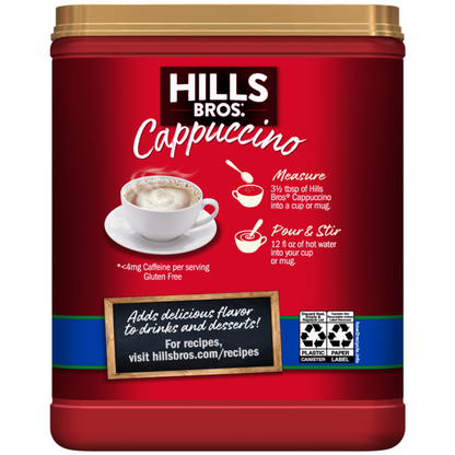 Hills Bros. Drink Mix, French Vanilla, Decaf