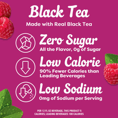 Crystal Light Raspberry Iced Tea Naturally Flavored Powdered Drink Mix