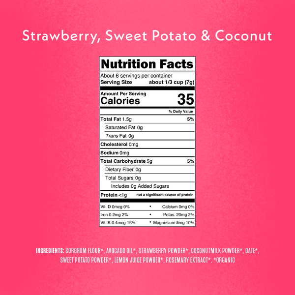 Once Upon a Farm Organic Baby Puffs Strawberry, Sweet Potato &amp; Coconut