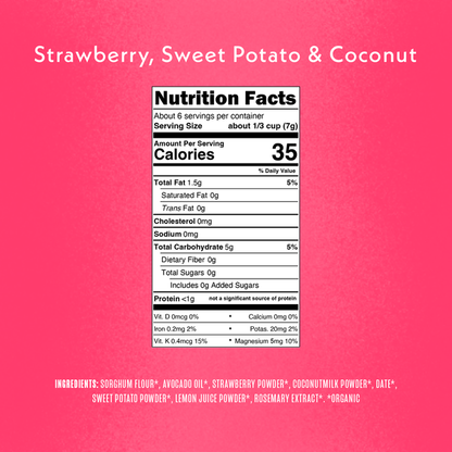 Once Upon a Farm Organic Baby Puffs Strawberry, Sweet Potato &amp; Coconut