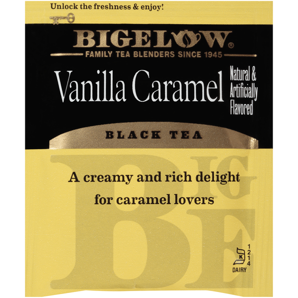 Bigelow Vanilla Caramel Black Tea  DestGlow
