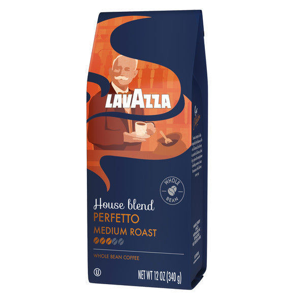 Lavazza House Blend Perfetto Medium Roast Whole Bean Coffee  DestGlow