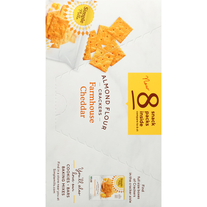 Simple Mills  Farmhouse Cheddar Almond Flour Crackers  DestGlow