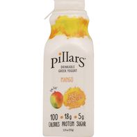 Pillars Yogurt, Greek, Drinkable, Mango️  DestGlow