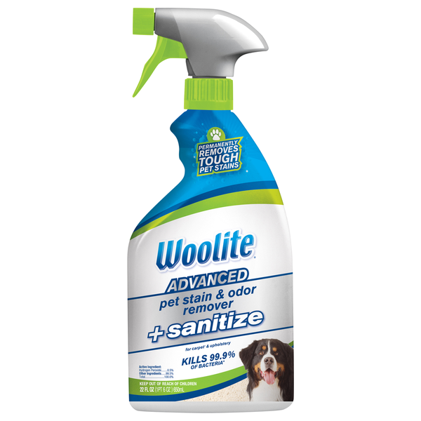 Woolite Pet Stain &amp; Odor Remover, +Sanitize, Advanced  DestGlow