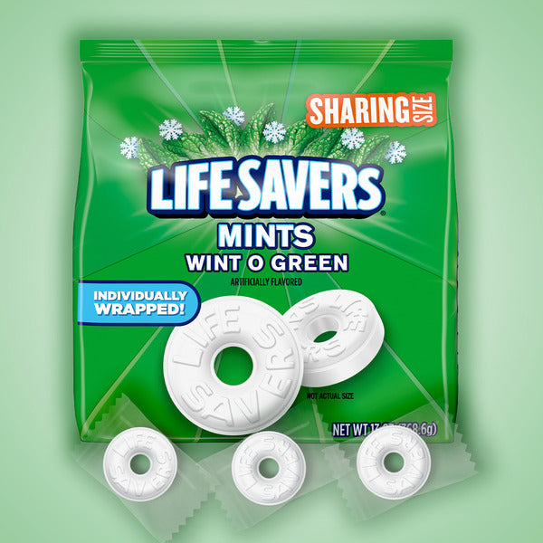 Life Savers WintOGreen Summer Candy Hard Mints Sharing Size  DestGlow