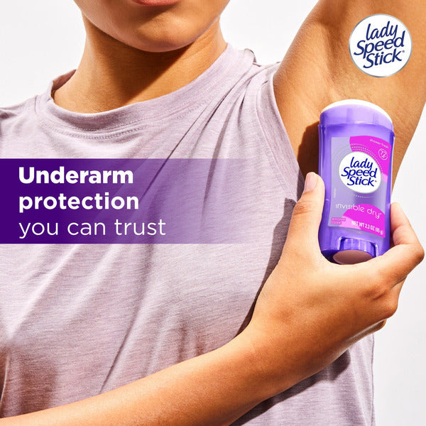 Lady Speed Stick Invisible Dry Antiperspirant Deodorant, Shower Fresh  DestGlow