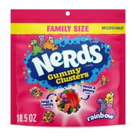NERDS Gummy Clusters Candy Rainbow Crunchy And Gummy  DestGlow