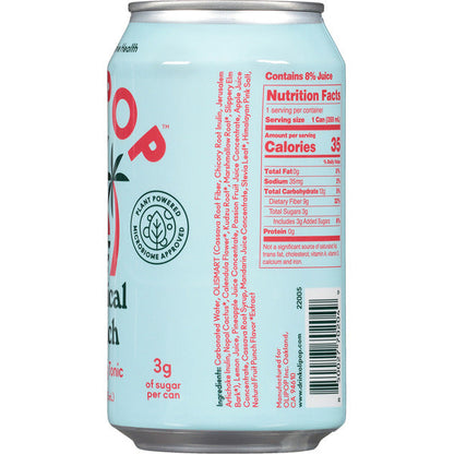 OLIPOP Prebiotic Soda, Tropical Punch