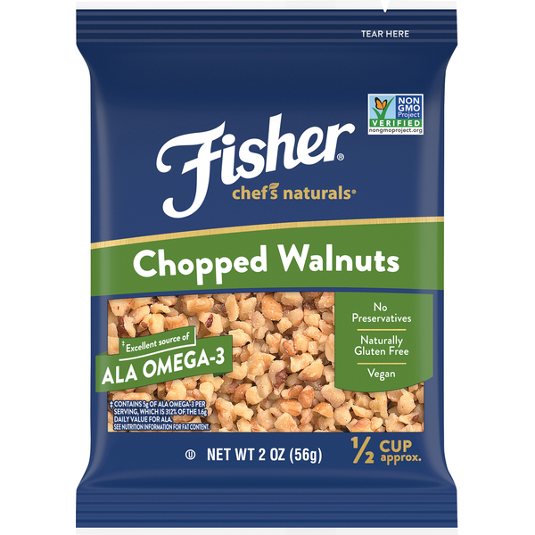 Fisher Chopped Walnuts  DestGlow