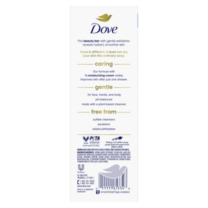 Dove Beauty Bar Gentle Exfoliating With Mild Cleanser