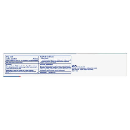 Crest Cavity &amp; Tartar Protection Toothpaste, Baking Soda &amp; Peroxide