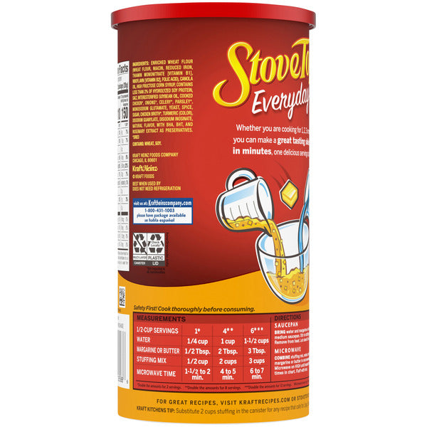 Kraft Stove Top Everyday Stuffing Mix for Chicken  DestGlow
