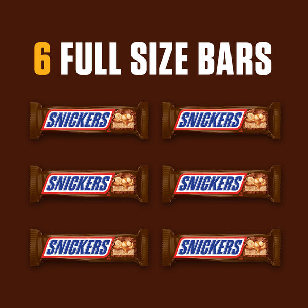 SNICKERS Full Size Chocolate Candy Bars  DestGlow