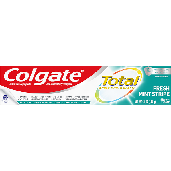 Colgate Toothpaste, Fresh Mint Stripe, Gel  DestGlow