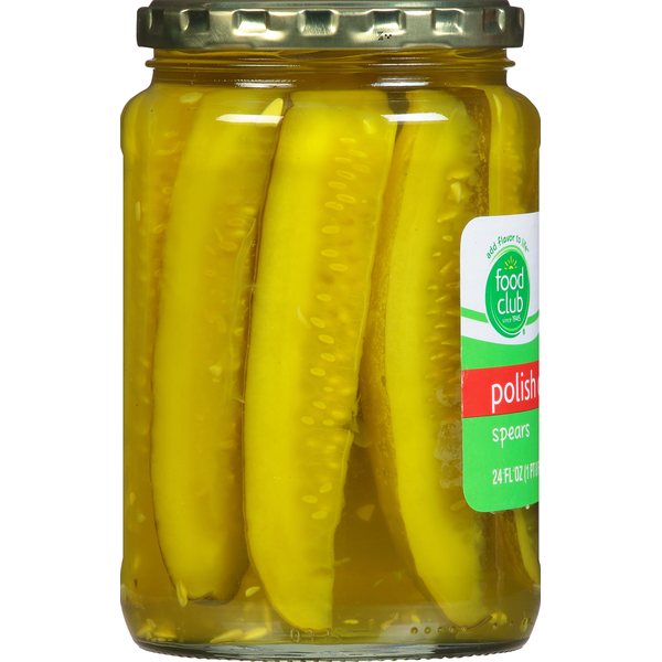 Food Club Pickles, Polish Dill, Spears  DestGlow