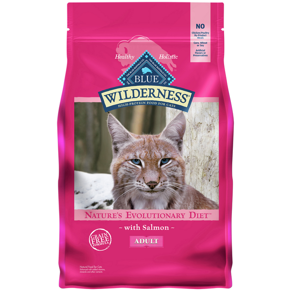 Blue Buffalo Wilderness High Protein, Natural Adult Dry Cat Food, Salmon  DestGlow