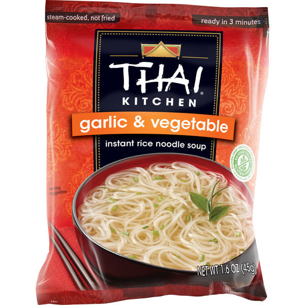 Thai Kitchen Gluten Free Garlic &amp; Vegetable Instant Rice Noodle Soup  DestGlow