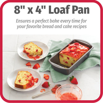 GoodCook Everyday Nonstick Steel Loaf Pan, 8x4