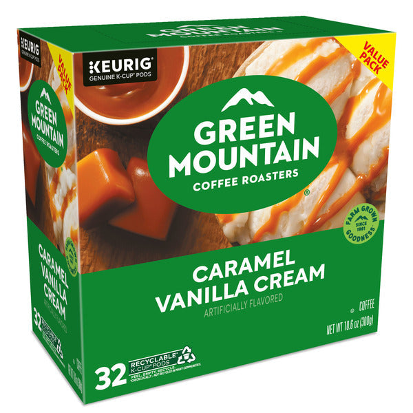 Green Mountain Coffee Roasters Caramel Vanilla Cream K-Cup Pods  DestGlow