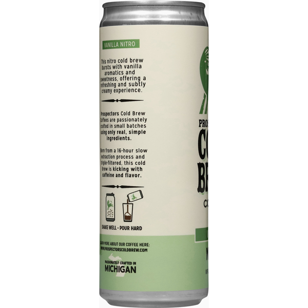 Prospectors Cold Brew Nitro Vanilla Coffee  DestGlow