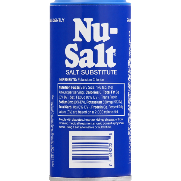 Nu-Salt Salt Substitute  DestGlow