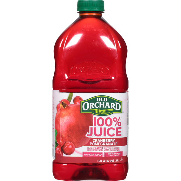 Old Orchard 100% Juice, Cranberry Pomegranate  DestGlow