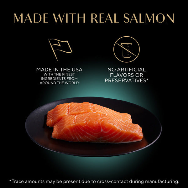 SHEBA PERFECT PORTIONS Perfect Portions Wet Cat Food Pate With Sustainable Salmon, 2.6 oz. Twin-Pack Trays  DestGlow
